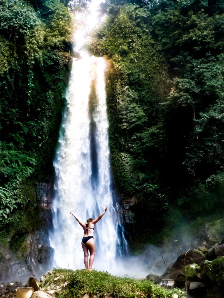 GitGit waterfall: Bali travel route