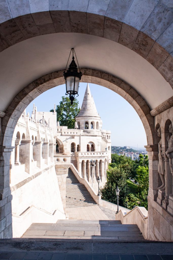 best places to visit in Budapest: towers fisherman´s bastion