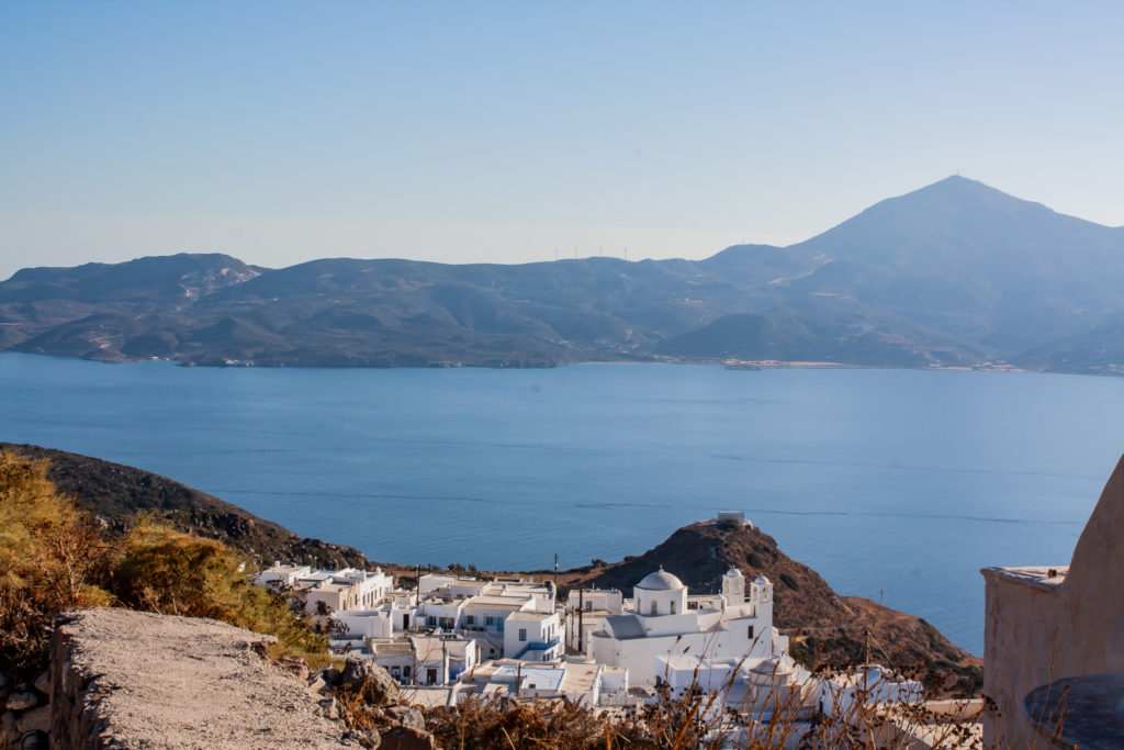 Milos Greece views from Plaka