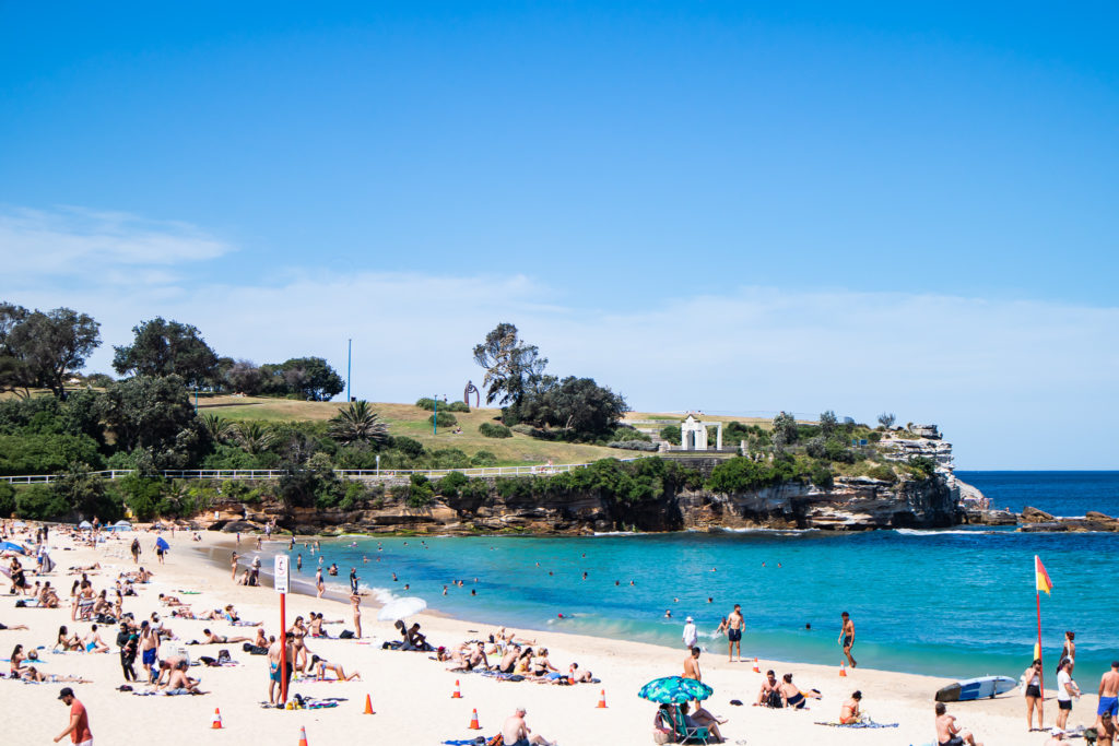 Bondi to Coogee walk: Coogee beach