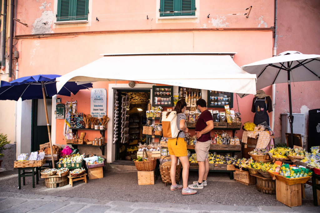 things to do in cinque terre: shopping in Vernazza