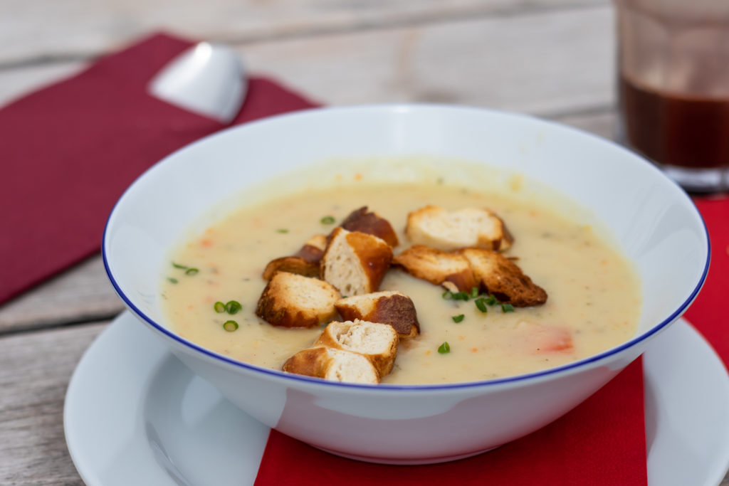 Potatosoup on the Zugspitze