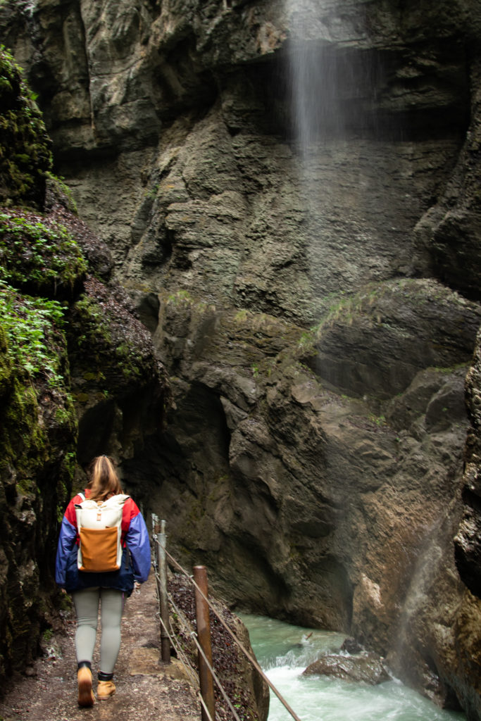 hiking in the Partnachgorge: one of the best things to do in bavaria