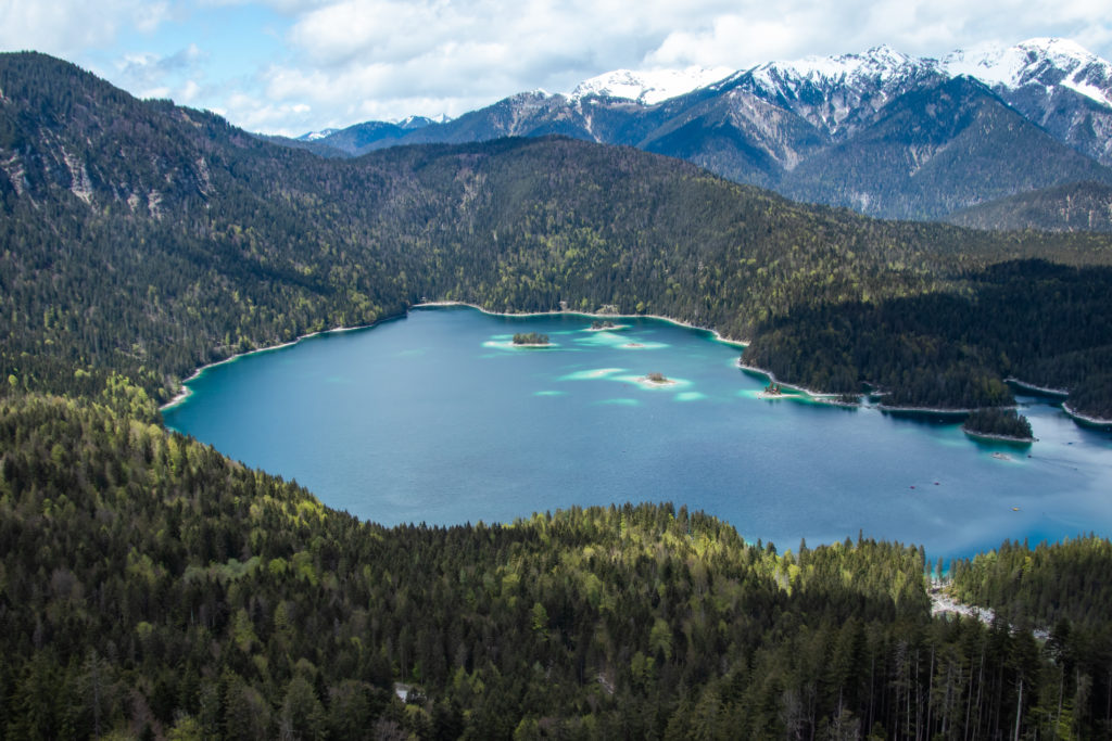 Eibsee from above