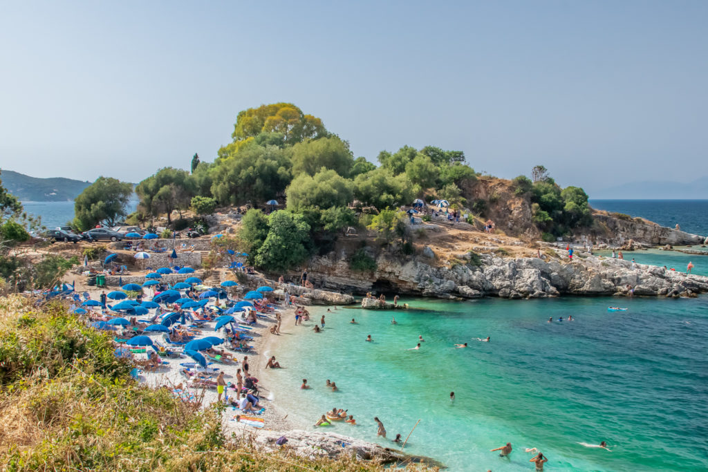 the best things to do in Corfu: bataria beach