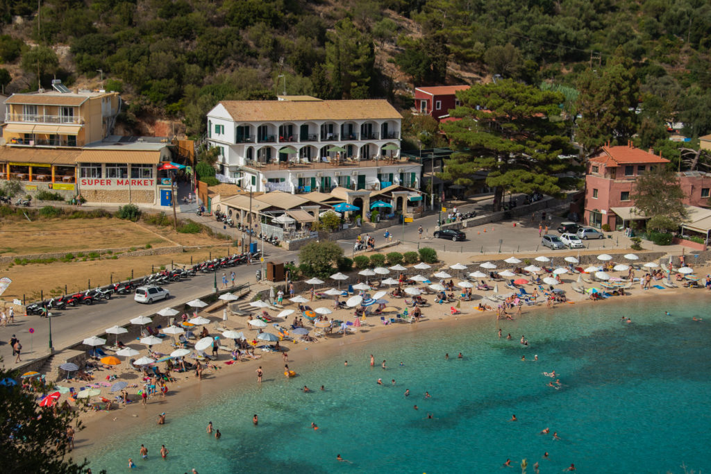 the best things to do in Corfu: Agios Spiridon Beach