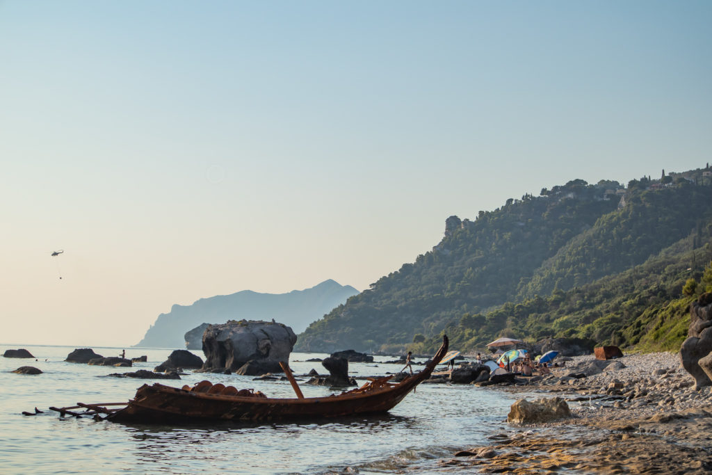 Corfu Greece Travel Guide: Shipwreck in Agios Gordios